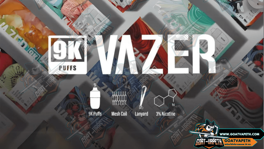 Vazer 9000 Puffs Specifications