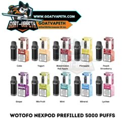 Wotofo Nexpod Prefilled 5000 Puffs