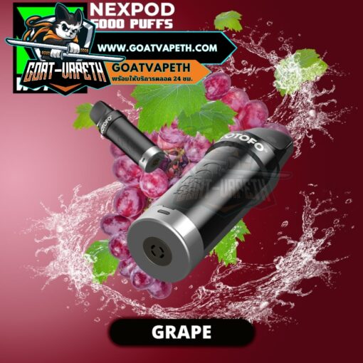 Wotofo Nexpod Prefilled 5000 Puffs Grape