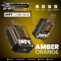 Infy Cube Box Amber Orange