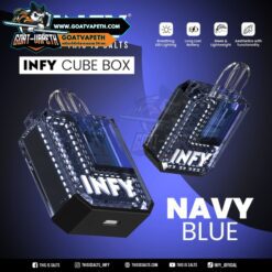 Infy Cube Box Navy Blue