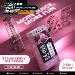 Infy Plus Pod 2.5ml Strawberry Ice Cream